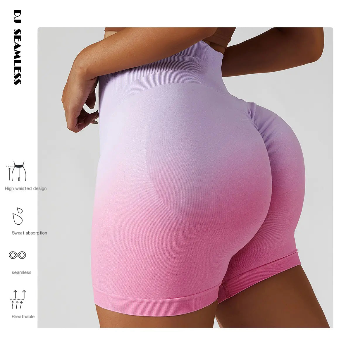 High-Waisted Seamless Peach Butt Yoga Pants for Women