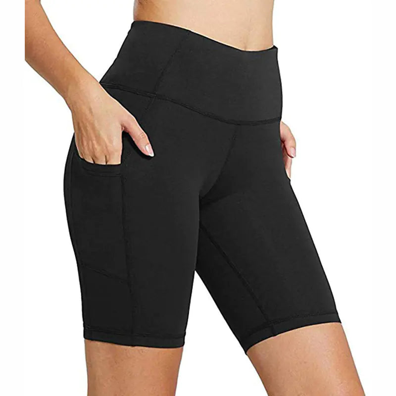 High-Waisted Peach Butt Yoga Shorts for Women