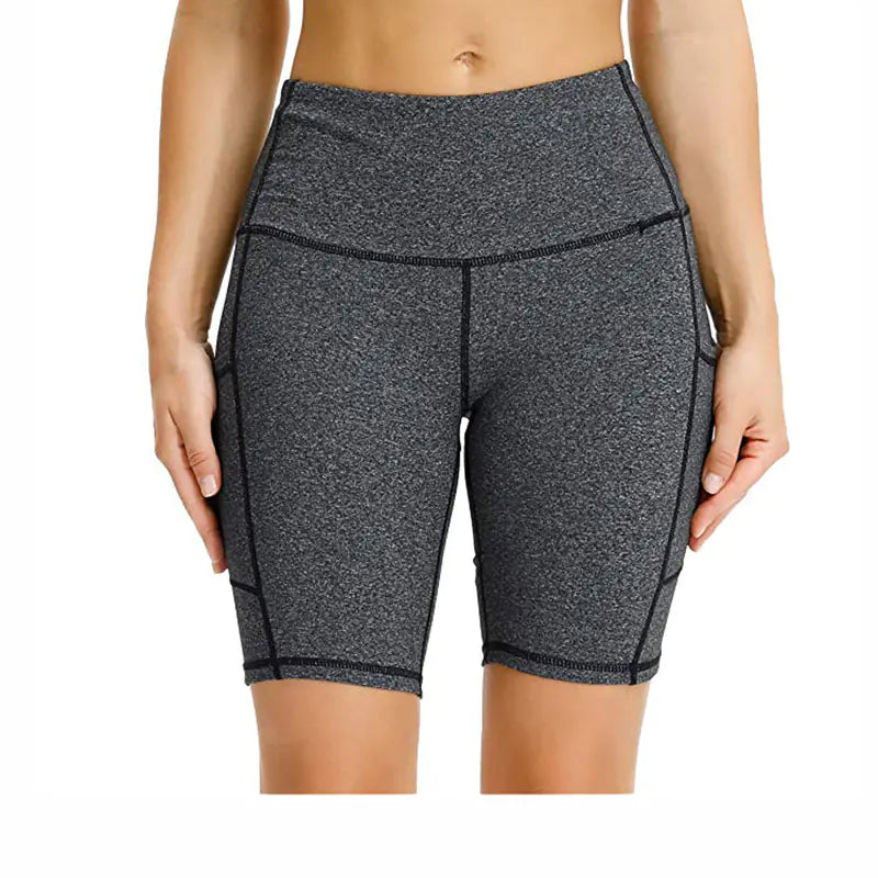 High-Waisted Peach Butt Yoga Shorts for Women