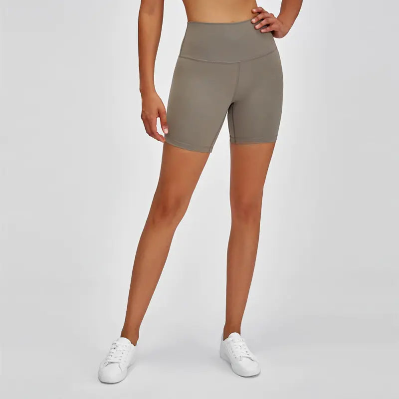 High-Waisted Yoga Shorts for Women - Stretch Fit